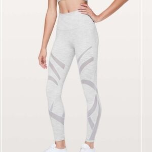 Lululemon‎ | Wunder Under High Rise Mesh Leggings Size 4